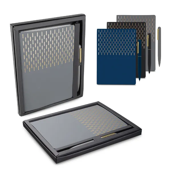 Kit Escritório personalizado com caderno e Caneta Metalica Kit Escritório personalizado com caderno e Caneta Metalica